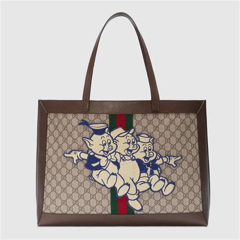 gucci pig tote bag|gucci tote bag for women.